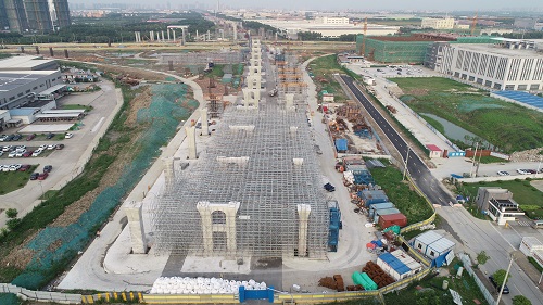 江蘇昆山312 項目再迎新節(jié)點！墩柱施工破百，樁基施工破兩千.jpg